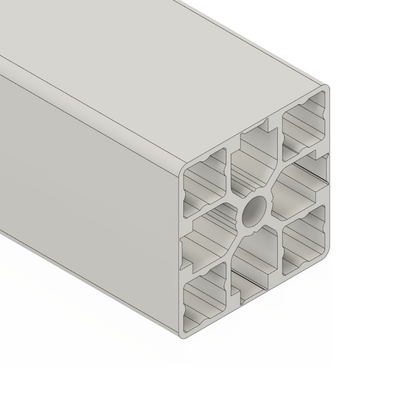 MODULAR SOLUTIONS EXTRUDED PROFILE<br>45MM X 45MM SMOOTH SIDES TEAR AWAY, CUT TO THE LENGTH OF 1000 MM